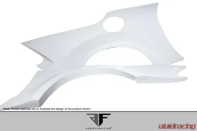 2003-2012 Mercedes SL Class R230 AF-Signature 1 Series Wide Body Conversion Rear Fenders ( GFK ) - 2 Piece - 108025
