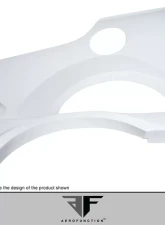 2003-2012 Mercedes SL Class R230 AF-Signature 1 Series Wide Body Conversion Rear Fenders ( GFK ) - 2 Piece                                     - 108025 - Image 9