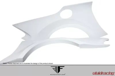 2003-2012 Mercedes SL Class R230 AF-Signature 1 Series Wide Body Conversion Rear Fenders ( GFK ) - 2 Piece - 108025