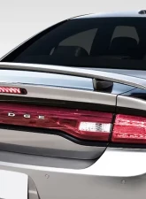 2011-2014 Dodge Charger Duraflex SRT Look Rear Wing Trunk Lid Spoiler - 1 Piece                                     - 108038 - Image 2