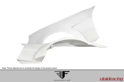 2003-2008 Mercedes SL Class R230 AF-Signature 1 Series Wide Body Conversion Front Fenders ( GFK ) - 2 Piece - 108041