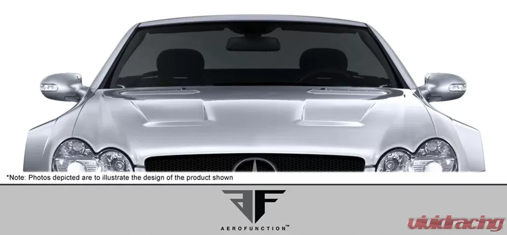 Aero Function - 2003-2008 Mercedes SL Class R230 AF-Signature Series 1 Wide  Body Conversion Kit ( CFP GFK ) - 12 Piece for Mercedes-Benz 108146 | Vivid  Racing