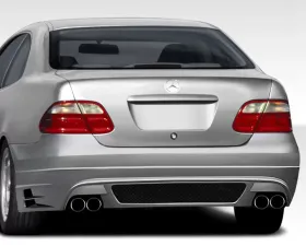 1998-2002 Mercedes CLK W208 Duraflex BR-T Rear Bumper Cover - 1 Piece