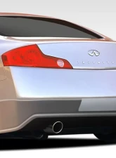 2003-2007 Infiniti G Coupe G35 Duraflex Sigma Rear Lip Under Spoiler Air Dam - 1 Piece                                     - 108074 - Image 6
