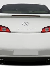 2003-2007 Infiniti G Coupe G35 Duraflex Sigma Rear Lip Under Spoiler Air Dam - 1 Piece                                     - 108074 - Image 2