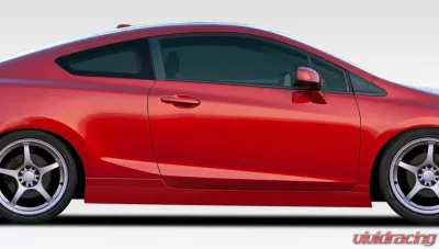2012-2015 Honda Civic 2DR Duraflex Bisimoto Edition Side Skirts Rocker Panels - 2 Piece - 108097