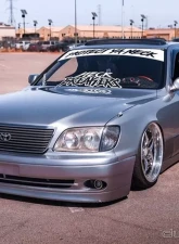 1998-2000 Lexus LS Series LS400 Duraflex VIP Design Front Bumper Cover - 1 Piece                                     - 108106 - Image 2
