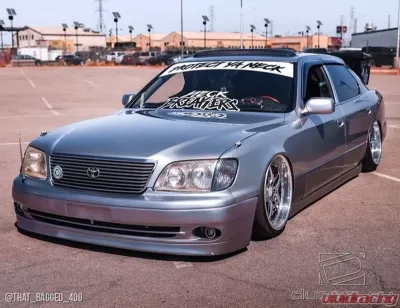 1998-2000 Lexus LS Series LS400 Duraflex VIP Design Front Bumper Cover - 1 Piece - 108106