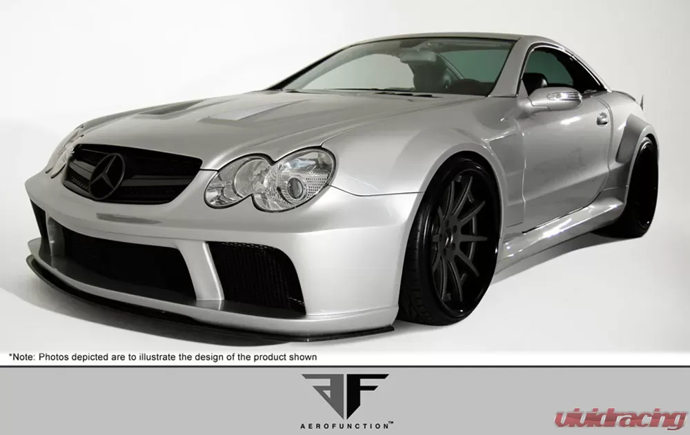 2003-2008 Mercedes SL Class R230 AF-Signature Series 1 Wide Body Conversion  Kit ( CFP GFK ) - 12 Piece