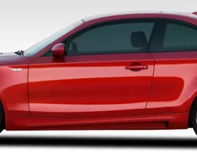 2008-2013 BMW 1 Series E82 E88 Duraflex M Sport Look Side Skirts Rocker Panels - 2 Piece