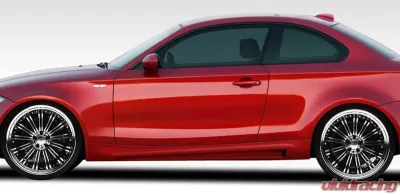 2008-2013 BMW 1 Series E82 E88 Duraflex M Sport Look Side Skirts Rocker Panels - 2 Piece - 108191