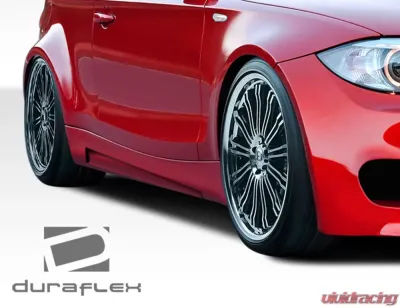 2008-2013 BMW 1 Series E82 E88 Duraflex M Sport Look Side Skirts Rocker Panels - 2 Piece - 108191