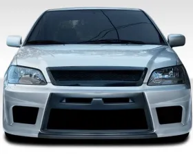 2002-2003 Mitsubishi Lancer Duraflex Evo X Look Front Bumper Cover - 1 Piece
