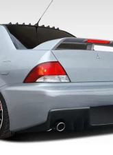 2002-2003 Mitsubishi Lancer Duraflex Evo X Look Rear Bumper Cover - 1 Piece                                     - 108198 - Image 6