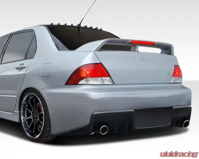 2002-2003 Mitsubishi Lancer Duraflex Evo X Look Rear Bumper Cover - 1 Piece - 108198