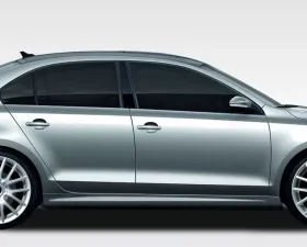 2011-2014 Volkswagen Jetta Duraflex R Look Side Skirts Rocker Panels - 2 Piece