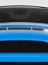 2010-2014 Ford GT500 / 2013-2014 Ford Mustang Duraflex GT500 Look Conversion Hood - 1 Piece                                     - 108229 - Image 2