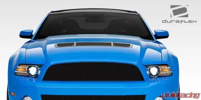 2010-2014 Ford GT500 / 2013-2014 Ford Mustang Duraflex GT500 Look Conversion Hood - 1 Piece - 108229