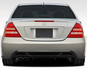 2001-2007 Mercedes C Class W203 4DR Sedan Duraflex AMG V2 Look Rear Bumper Cover - 1 Piece