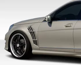 2008-2014 Mercedes C Class W204 Duraflex W-1 Fenders - 2 Piece