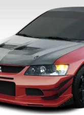 2003-2006 Mitsubishi Lancer Evolution 8 9 Duraflex VT-X V2 Front Bumper Cover - 1 Piece                                     - 108252 - Image 2