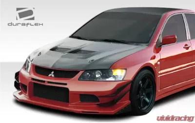 2003-2006 Mitsubishi Lancer Evolution 8 9 Duraflex VT-X V2 Front Bumper Cover - 1 Piece - 108252