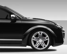2003-2006 Porsche Cayenne Eros Version 1 Wide Body Front Fender Flares - 2 Piece