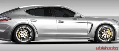 2010-2015 Porsche Panamera Eros Version 4 Wide Body Side Skirts Rocker Panels - 2 Piece - 108289