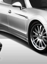 2010-2015 Porsche Panamera Eros Version 4 Wide Body Side Skirts Rocker Panels - 2 Piece                                     - 108289 - Image 3