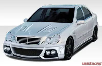 2001-2007 Mercedes C Class W203 Duraflex W-1 Body Kit - 7 Piece - 108298