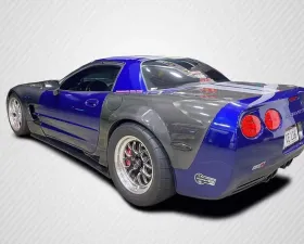 1997-2004 Chevrolet Corvette C5 Convertible Z06 Carbon Creations ZR Edition Rear Fenders - 2 Piece