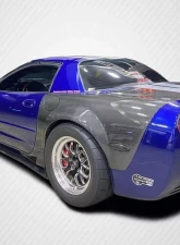1997-2004 Chevrolet Corvette C5 Convertible Z06 Carbon Creations ZR Edition Rear Fenders - 2 Piece                                     - 108375 - Image 8
