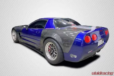 1997-2004 Chevrolet Corvette C5 Convertible Z06 Carbon Creations ZR Edition Rear Fenders - 2 Piece - 108375