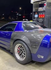 1997-2004 Chevrolet Corvette C5 Convertible Z06 Carbon Creations ZR Edition Rear Fenders - 2 Piece                                     - 108375 - Image 2