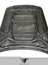 2010-2015 Porsche Panamera Carbon AF-1 Hood ( CFP ) - 1 Piece                                     - 108391 - Image 6