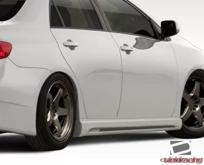 2009-2013 Toyota Corolla Duraflex W-1 Side Skirts Rocker Panels - 2 Piece - 108399