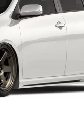 2009-2013 Toyota Corolla Duraflex W-1 Side Skirts Rocker Panels - 2 Piece                                     - 108399 - Image 2