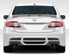 2011-2013 Toyota Corolla Duraflex W-1 Rear Bumper Cover - 1 Piece