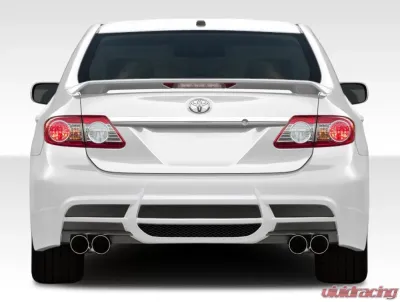 2011-2013 Toyota Corolla Duraflex W-1 Rear Bumper Cover - 1 Piece - 108400