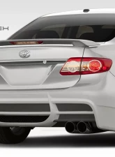 2011-2013 Toyota Corolla Duraflex W-1 Rear Bumper Cover - 1 Piece                                     - 108400 - Image 2