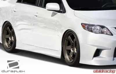 2009-2013 Toyota Corolla Duraflex GT Concept Side Skirts Rocker Panels - 2 Piece - 108403