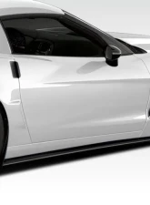 2005-2013 Chevrolet Corvette C6 Duraflex GT500 Side Skirt Splitters - 2 Piece                                     - 108408 - Image 8