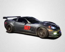 2005-2013 Chevrolet Corvette C6 Carbon Creations GT500 Side Skirt Splitters - 2 Piece