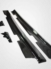 2005-2013 Chevrolet Corvette C6 Carbon Creations GT500 Side Skirt Splitters - 2 Piece                                     - 108409 - Image 7