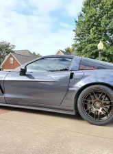 2005-2013 Chevrolet Corvette C6 Carbon Creations GT500 Side Skirt Splitters - 2 Piece                                     - 108409 - Image 3