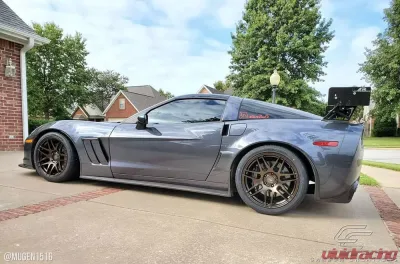 2005-2013 Chevrolet Corvette C6 Carbon Creations GT500 Side Skirt Splitters - 2 Piece - 108409