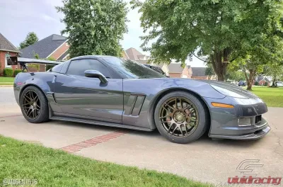 2005-2013 Chevrolet Corvette C6 Carbon Creations GT500 Side Skirt Splitters - 2 Piece - 108409