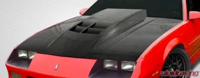 1982-1992 Chevrolet Camaro Carbon Creations ZL1 Look Hood - 1 Piece - 108415