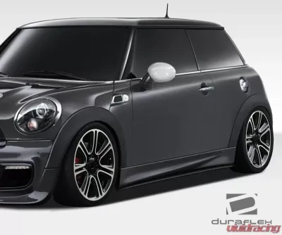 2007-2013 Mini Cooper Hatchback R56 2009-2015 Cooper convertible R57 2012-2015 Cooper Coupe / Roadster R58 R59 Duraflex DL-R Side Skirts Rocker Panels - 2 Piece - 108447