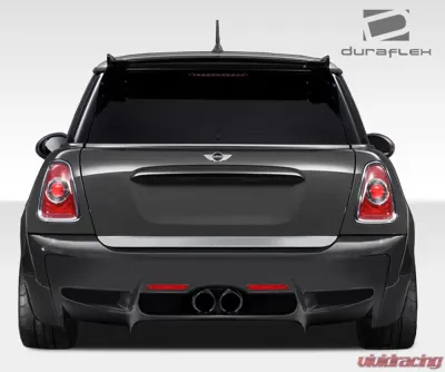 2007-2013 Mini Cooper Hatchback R56 2009-2015 Cooper convertible R57 2012-2015 Cooper Coupe / Roadster R58 R59 Duraflex DL-R Rear Bumper Cover - 1 Piece - 108449